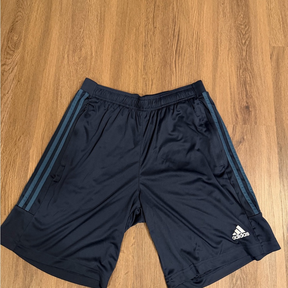 Adidas Men's Navy Athletic Shorts